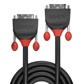 Lindy Black Line - DVI cable - single link - DVI-D (M) to | 36255