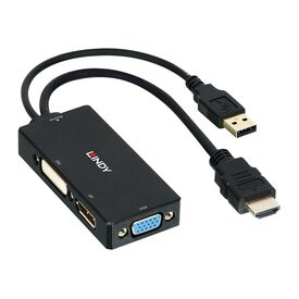 Lindy - Video converter - HDMI - DVI, DisplayPort, VGA -  | 38182