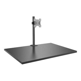 Lindy Single Display Short Bracket w/ Pole &amp Desk Clam | 40656