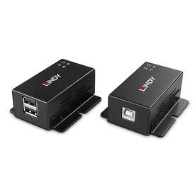 Lindy 50m 2 Port USB 2.0 Cat / 6 Extender - Digital - Net | 43386