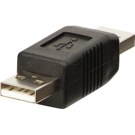 Lindy - USB gender changer - USB (M) to USB (M) - black | 71229
