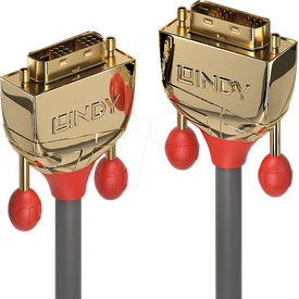 Lindy Gold - DVI cable - single link - DVI-D (M) to DVI-D | 36215