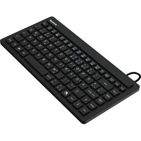 KeySonic KSK-3230 IN (US) - Mini - USB - QZERTY - Black - | 28113