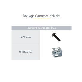 StarTech.com 12U Heavy Duty 2 Post Open Frame Netwo | 2POSTRACK12