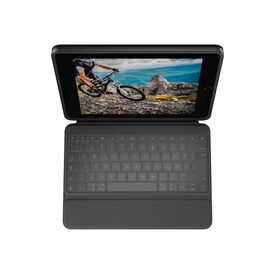 Logitech Rugged Folio - Keyboard and folio case - Ap | 920-009315