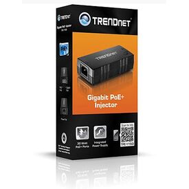 TRENDnet TPE-115GI Gigabit PoE+ Injector - PoE injector - 30 Watt