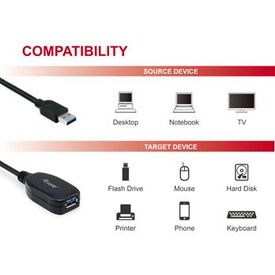 Equip 133347 - 10 m - USB A - USB A - USB 3.2 Gen 1 (3.1 Gen 1) -