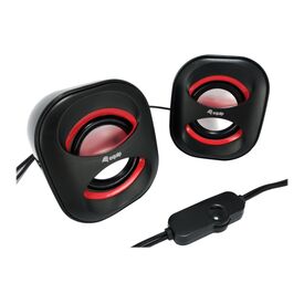 equip Mini USB - Speakers - for PC - 3 Watt - black / re | 245331