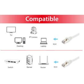 equip - Patch cable - RJ-45 (M) to RJ-45 (M) - 1 m - scr | 605510