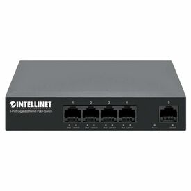 Intellinet 5-Port Gigabit Ethernet PoE+ Switch Vier PSE  | 561792