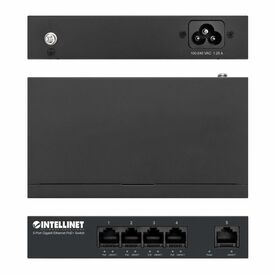 Intellinet 5-Port Gigabit Ethernet PoE+ Switch Vier PSE  | 561792