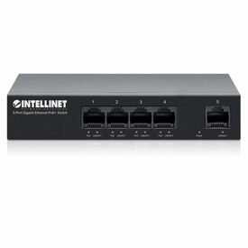 Intellinet 5-Port Gigabit Ethernet PoE+ Switch Vier PSE  | 561792