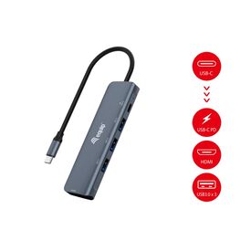 Equip USB-C 5 in 1 MULTIFUNCTIONAL Adapter - HDMI - USB  | 133487