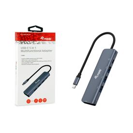 Equip USB-C 5 in 1 MULTIFUNCTIONAL Adapter - HDMI - USB  | 133487
