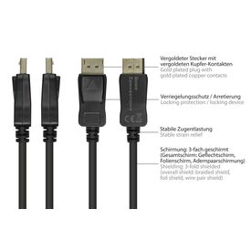 Good Connections DisplayPort/DisplayPort - 10 m - 10  | 4810-100G