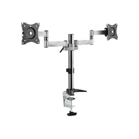 LogiLink Dual monitor desk mount - Mounting kit - adjust | BP0077