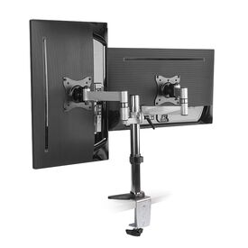 LogiLink Dual monitor desk mount - Mounting kit - adjust | BP0077