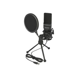 DeLOCK USB Condenser Microphone Set for Podcasting, Gamin | 66331