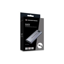 Conceptronic DANTE05G M.2 NVMe SSD Enclosure USB 3.2 Gen 2, SSD e