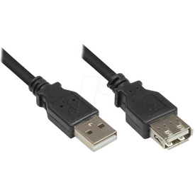 Good Connections 2511-OF03S - 0.3 m - USB A - USB A - USB 2.0 - M