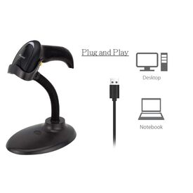 351021 USB 2D Barcode Scanner, with Stand