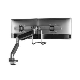 Equip 17"-32" Dual Monitor Desk Mount Bracket, Clamp/Gro | 650161