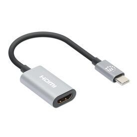 USB 3.2 Type-C Male to HDMI Female Converter, Active, Al | 153973