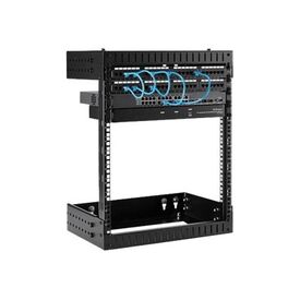 12U Adjustable Rack (RK12WALLOA) - Rack - wall mountable - black