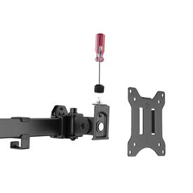 Equip 17"-32" Articulating Triple Monitor Desk Mount Bra | 650158