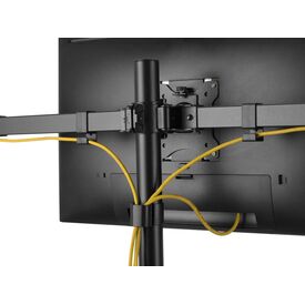 Equip 17"-32" Articulating Triple Monitor Desk Mount Bra | 650158