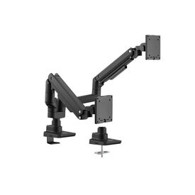 Equip 17"-35" Heavy-Duty Dual Monitor Desk Mount Bracket, Black 650182