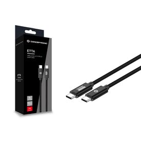 Conceptronic ETTA02B20 USB 3.2 Gen 2 C-C PD 3.0 100W Cable 2M, 20