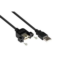 Alcasa USB 2.0 A/A 1 m / 1 m / USB A / USB A / USB 2.0  | 2511-1E