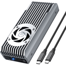 GrauGear externes Gehäuse M.2 NVMe mit Lüfter 20Gb | G-M206-20G-F