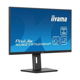 Iiyama 27 IPS LCD USBC Dock Disp 96W Charging XUB2797UHSNPB1