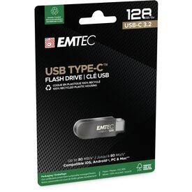 Emtec C280 / 128 GB / USB Type-C / 3.2 Gen 1 (3.1 | ECMMD128GC283
