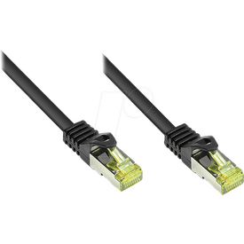 Alcasa 8070R-003S / 0.25 m / Cat7 / S/FTP (S-STP) / RJ-45 / RJ-45