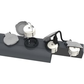 Brennenstuhl 1508110, USB, White, IP44, 2.4 A, 5 V, 2.4 A