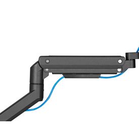 Equip 17"-49" Heavy-Duty Monitor Desk Mount Bracket, Bla | 650180