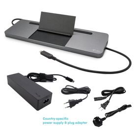 USB-C Metal Ergonomic 4K 3x Display Docking Stati | C31FLATPRO100