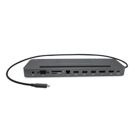 USB-C Metal Ergonomic 4K 3x Display Docking Stati | C31FLATPRO100