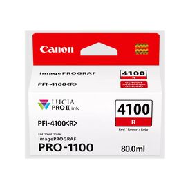 Canon PFI-4100 R - 80 ml - red - original - hanging bo | 6785C001