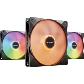 be quiet! Light Wings LX 140mm ARGB Black PWM Triple Fan Pack