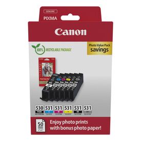 Canon PGI-530/CLI-531 PVP / Photo value pack / Black / | 6117C004