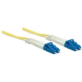 Intellinet Fibre Optic Patch Cable, OS2, LC/LC, 5m, Yell | 516792
