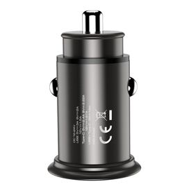 Techly Mini Car Charger USB-A and USB-C Quick  | IUSB2-CAR5-AC38W