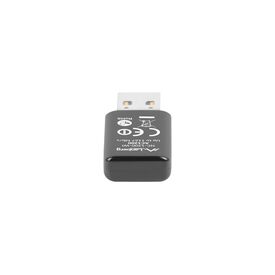 Lanberg NC-1200-WI / Wireless / USB / WLAN / 5000 Mbit/s / Black