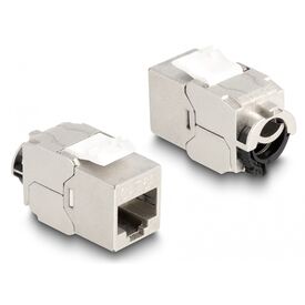 DeLOCK Keystone Module RJ45 jack to LSA Cat.6A STP with l | 88020