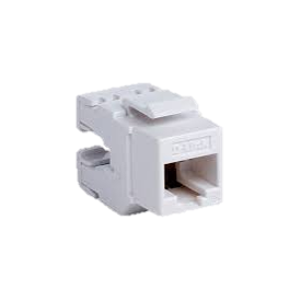 DLINK KEYSTONE JACK CAT6 UTP, PUNCH DOWN, WHITE COLOR