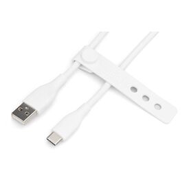 Digitus USB-C silicone connection cable, 1m, wh | AK-300340-010-W
